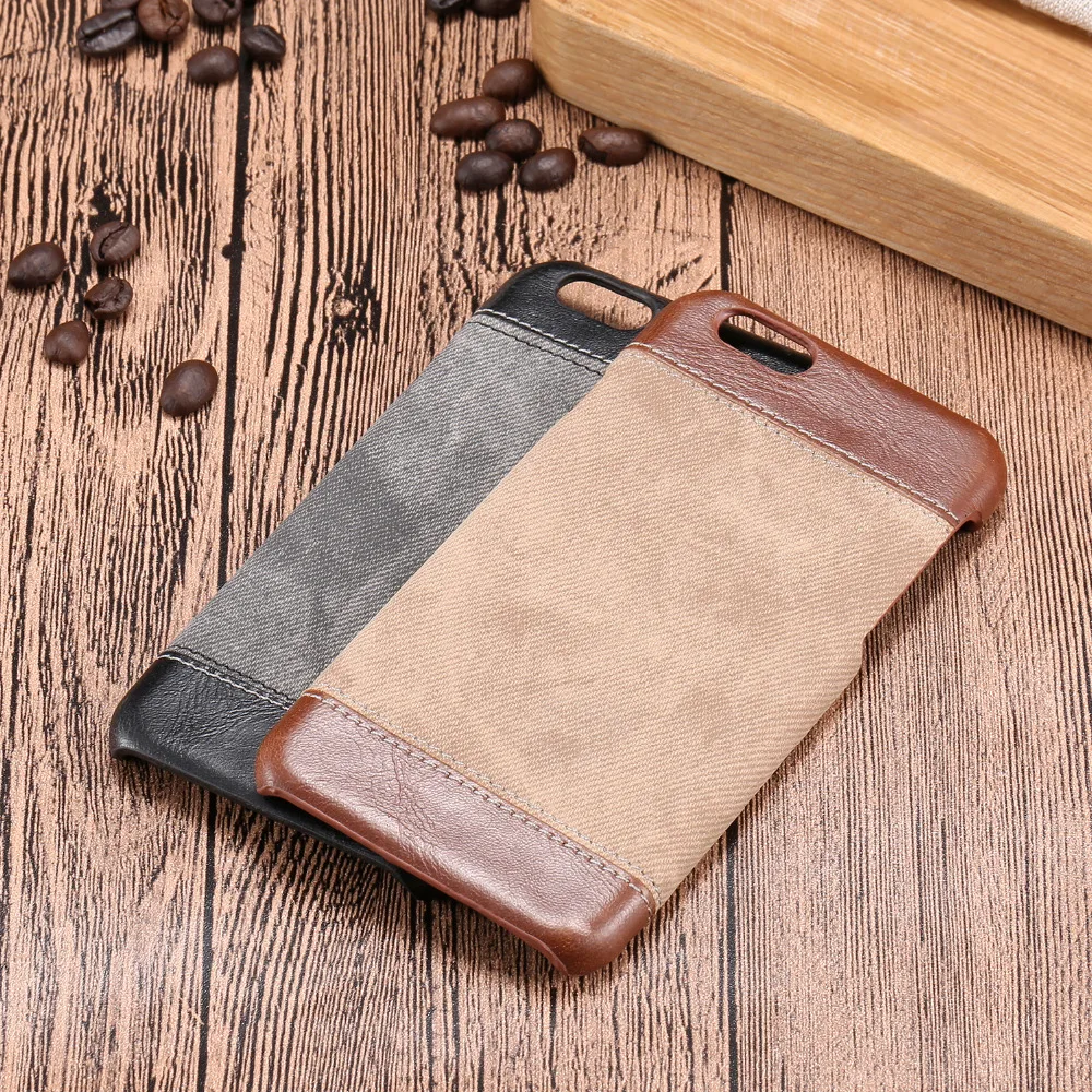 6 6S 4.7 5.5 Luxury Jeans Pattern Back Cover For iPhone 6 6S / 6 6S Plus High Quality Phone Cases Accessories for Apple iPhone