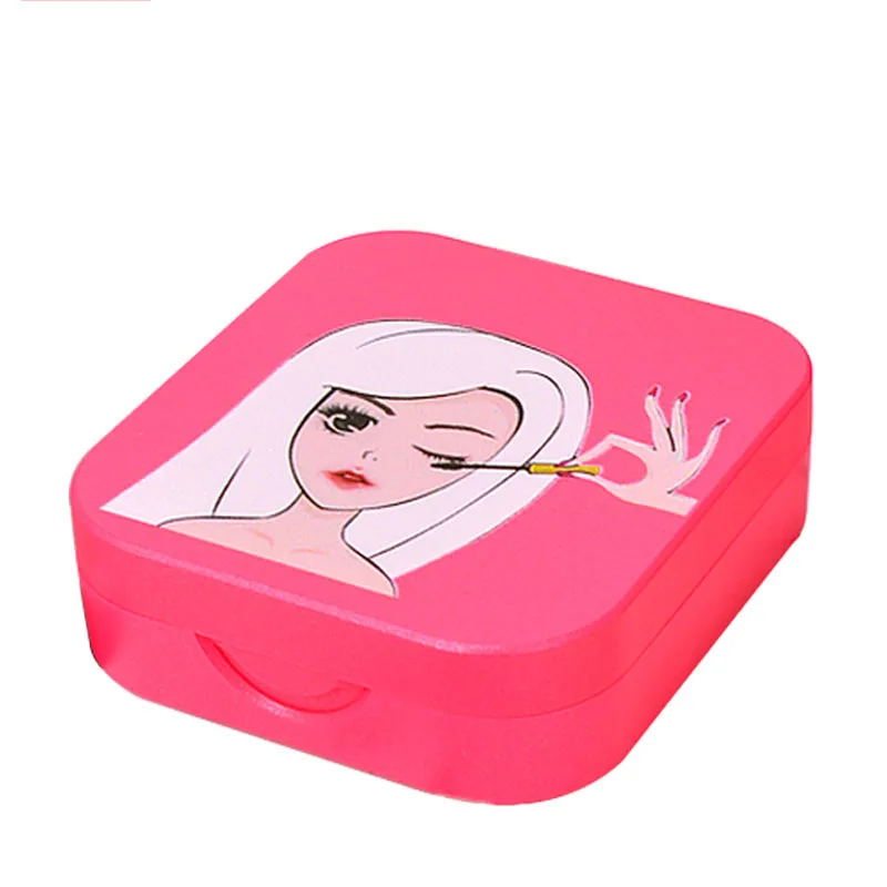 5pcs/lot Professional Acrylic False Eyelash Storage Box Makeup Cosmetic Mirror Case Organizer | Красота и здоровье
