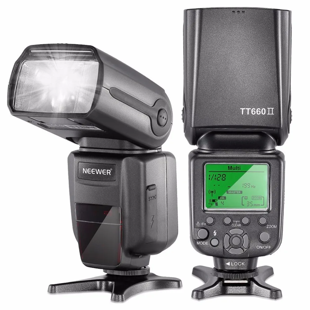 Neewer 5500k 2.4G Wireless Speedlight Flashlight NW TT660 II with Flash Diffuser for Canon EOS