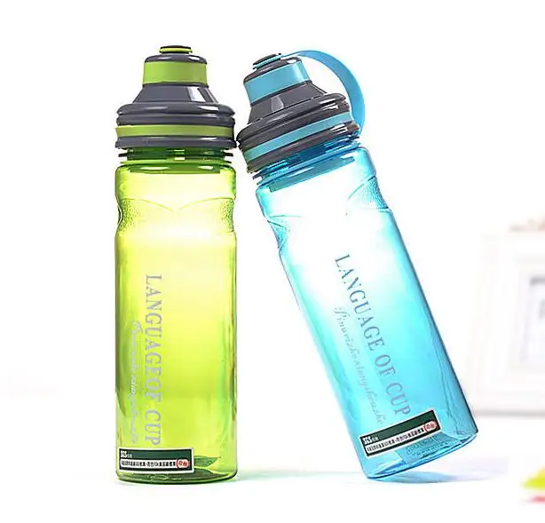 

High Quality 600ml/1000ml Portable Plastic Water Bottle With Tea Infuser Outdoor Bike Sport Shaker Bottles BPA Free
