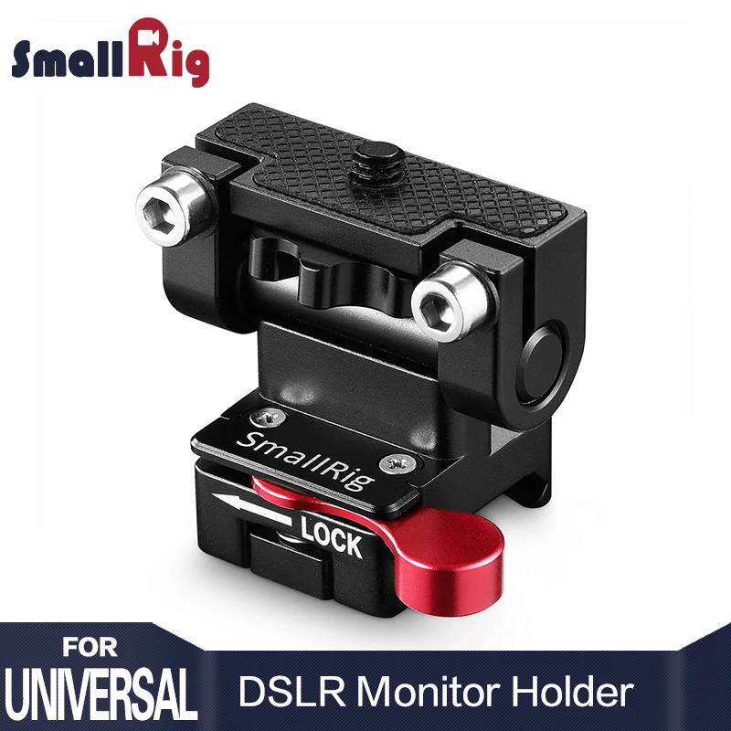 Beste SmallRig Dual Camera EVF Mount met een Nato Klem Quick Release Verstelbare Monitor Houder Voor follow focus