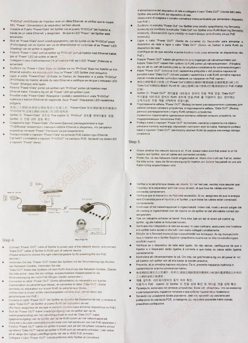 PoE injector PSE801 (25)2