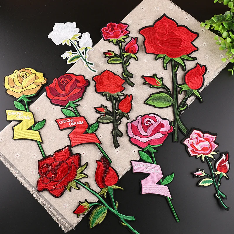cloth stickers clothes decoration stickers personalized patch stickers embroidery cloth decals embroidered standard