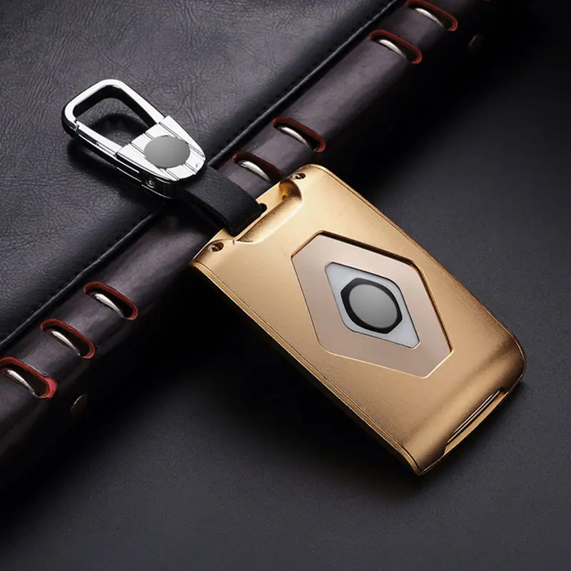 Cena Obudowa kluczyka do samochodu klucz pokrywa brelok ze stopu aluminium pierścień dla Renault Koleos Kadjar 2016 2017 uchwyt zdalnie sterowany akcesoria ochronne