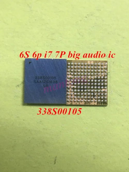 

10pcs/lot Original new CS42L71 U3101 338S00105 big ring audio IC chip for iPhone 6s 6s-plus 7 7plus