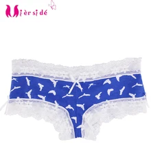 Mierside ZB0032 женские кружевные картонные трусики нижнее белье для женщин синие трусы s m l xl сексуальное кружевное нижнее белье