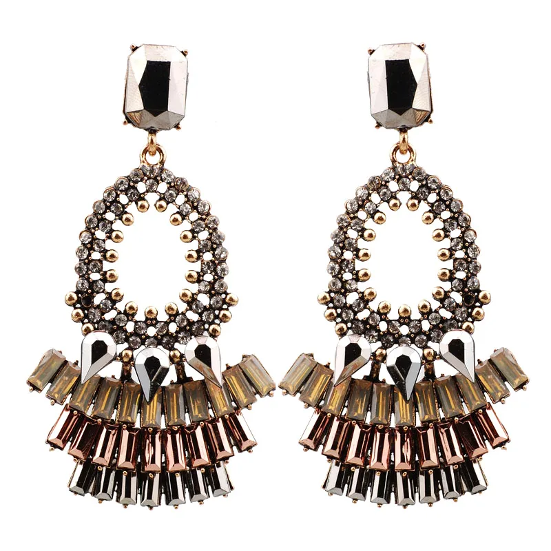 1 Pair Lady Girl Earrings Ear Drop Pendant Dangle Vintage Alloy Fashion For Party Wedding CX17 | Украшения и аксессуары