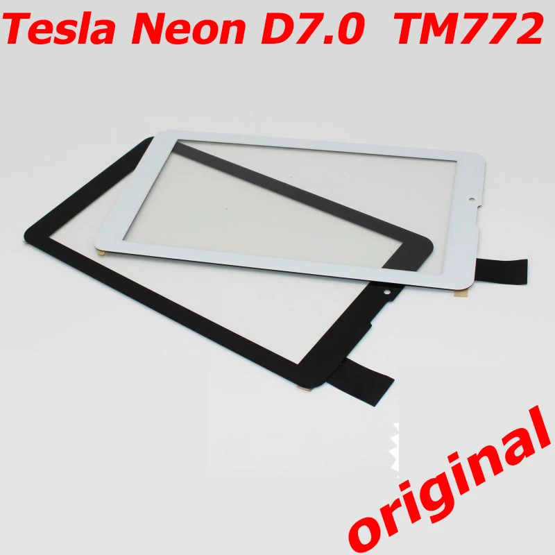 

Free Shipping Touch Screen for Tesla Neon D7.0 TM772 Touchscreen External Panel Glass Sensor 7.0" Replacement