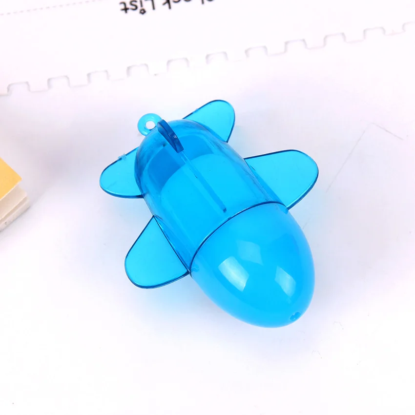 Новинка в форме самолета телескопическая шариковая ручка пластиковые канцелярские ручки для письма Творческие Школьные принадлежности - Цвет: Синий
