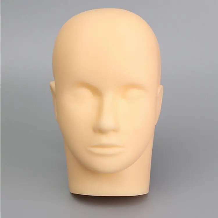 5pcs Tattoo Practice Skin Beauty Model Head Pattern Embroidery Fake