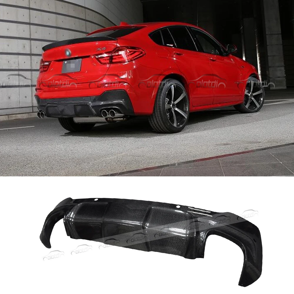 

3D Style Car Styling For BMW F26 M-Tech Carbon Fiber Diffuser Rear Lip Bumper Spoiler Splitter M Sport