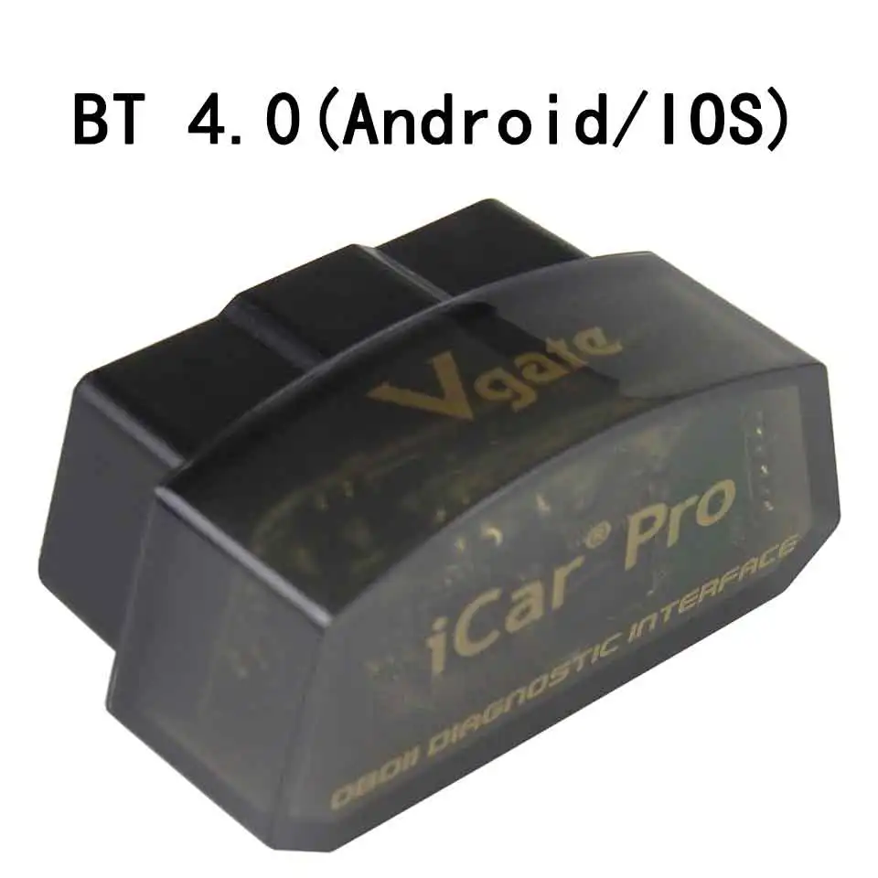 Vgate iCar2 elm327 Bluetooth V2.1 OBD2 диагностический инструмент iCar3 iCar Pro ELM 327 OBD 2 диагностический сканер для Android/iOS - Цвет: Vgate iCar Pro 4.0