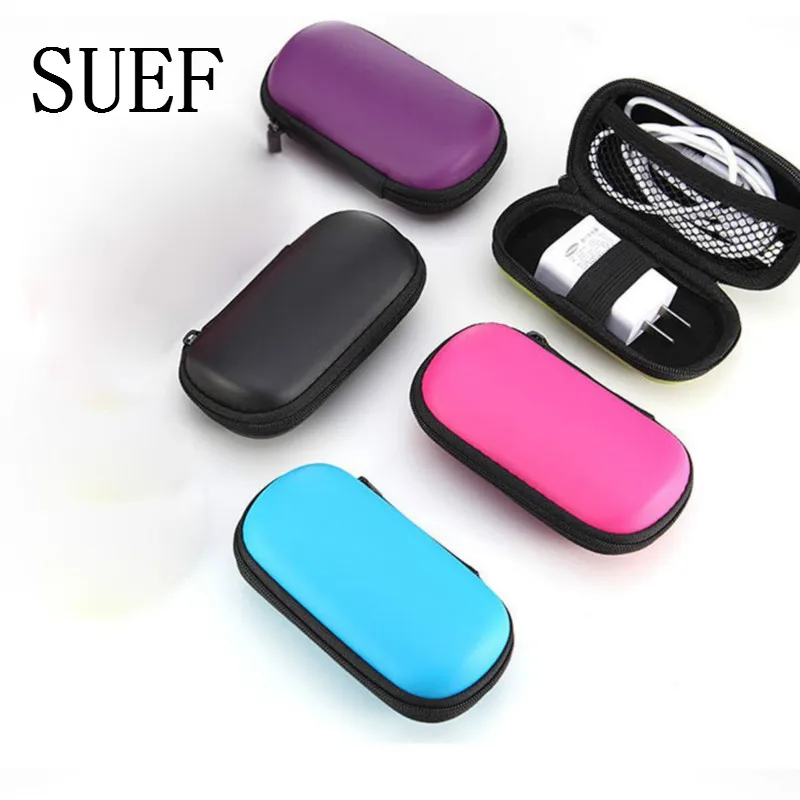 

SUEF Digital Storage Bag Mobile Phone Data Cable Charger Cable Organizer Bag Portable Zip Lock Organizer Case Mini Zipper Bag @3