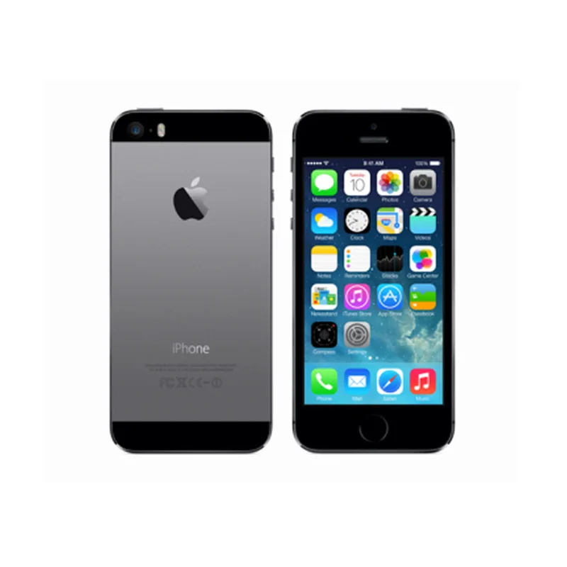Б/у Apple iphone 5S разблокированный 3G-WCDMA/4G-LTE 1 ГБ ОЗУ 16 Гб/32 ГБ/64 Гб отпечаток пальца б/у телефон - Цвет: Space gray