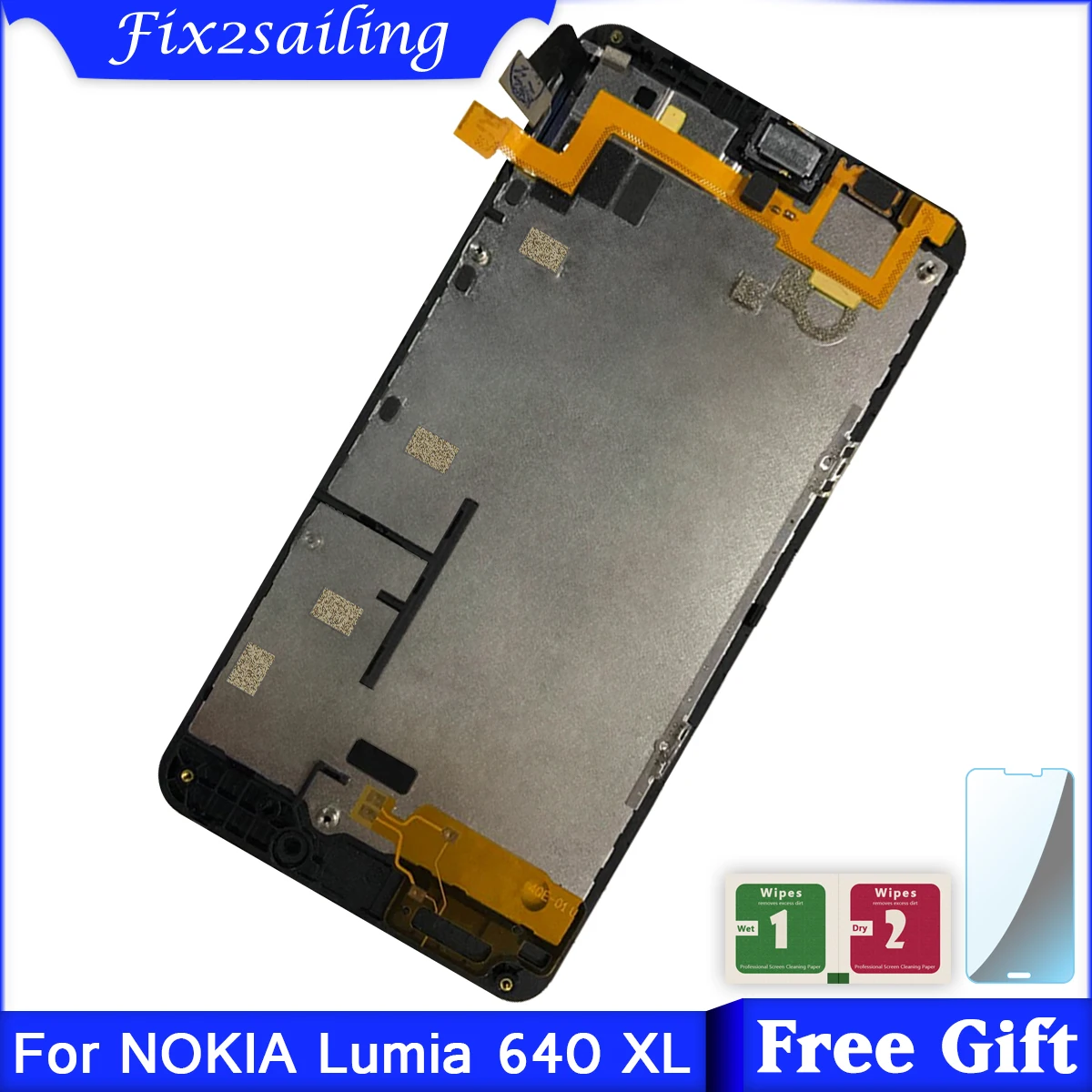 Для Microsoft Nokia Lumia 640 xl ЖК дисплей сенсорный экран дигитайзер в сборе с рамкой для