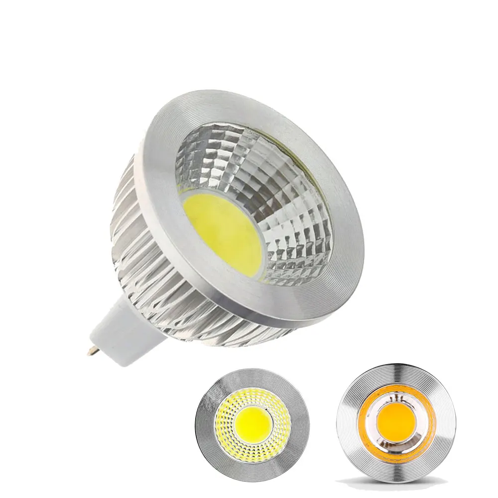 Buy 10Pcs DC 12V COB LED MR16 Light DC12V 3W 5W led