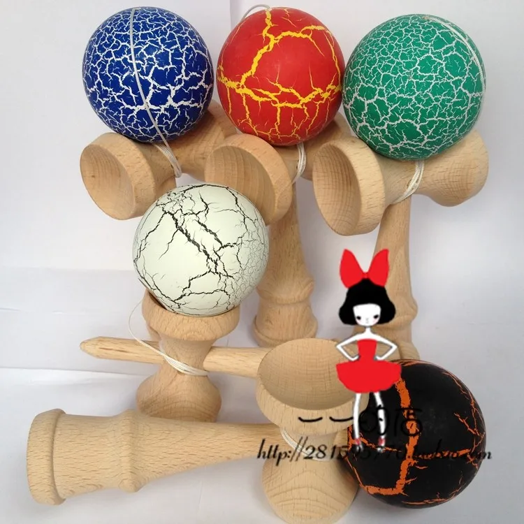 70 шт. потрескавшаяся краска шар Kendama умелое жонглирование игра мяч японские традиционные шары для взрослых подарок для детей