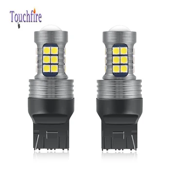 

2pcs Auto T20 7440 1156 BA15S P21W Canbus 1157 T15 LED Canbus Car Bulb 12V 3030SMD Day Reverse Fog DRL Brake Light White Amber