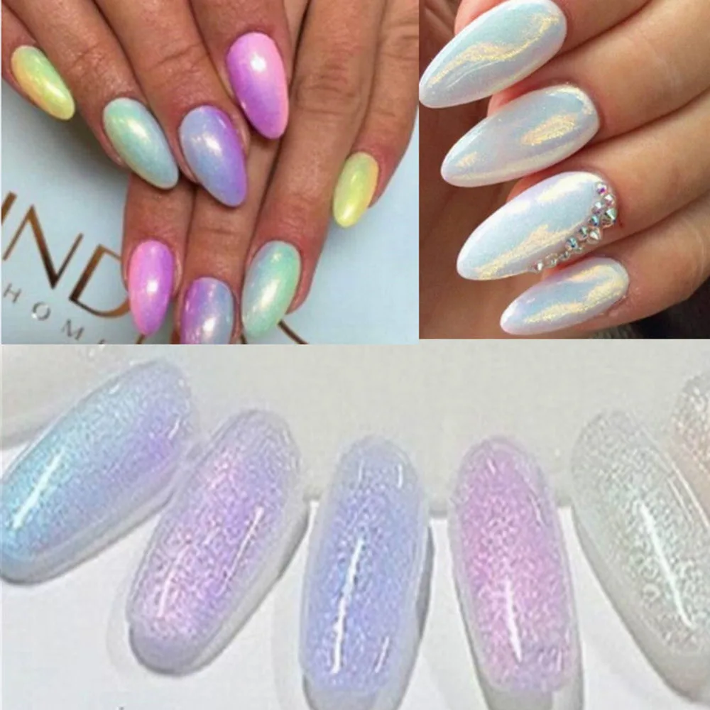 Creating Uv Gel Nails 4 19 1 Bottle Tiny Glitter Powder Acrylic Uv Gel Nail Art Decoration W Easy Use Bornpretty