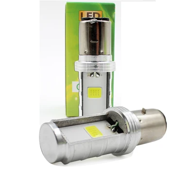 

2Pcs Motorcycle MOTO Headlight Bulbs 18w Led COB Hi/Lo Lamp Scooter ATV motocicleta Accessories Motor Fog Lights DC 12V 6500K