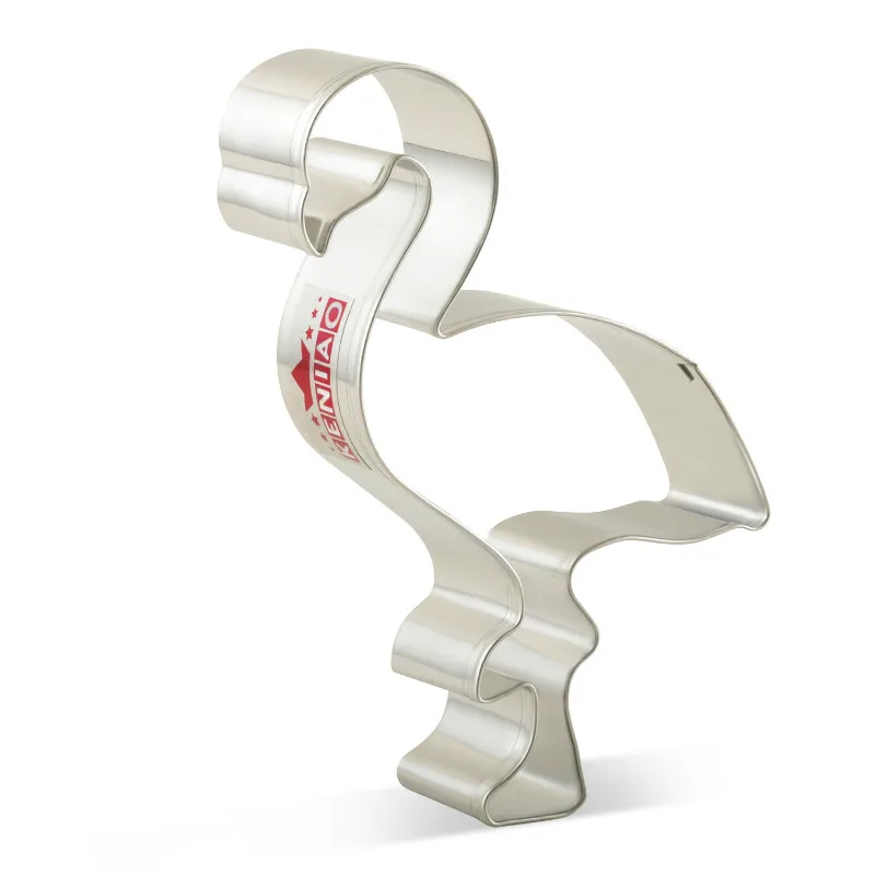 

KENIAO Tropical Flamingo Cookie Cutter for Kids - 6 x 10.5 cm - Biscuit / Fondant / Pastry / Bread Cutter - Stainless Steel