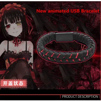 

Creative new anime USB data line Bracelet fashion bracelet charger usb bangles for phone wearable usb bracelet