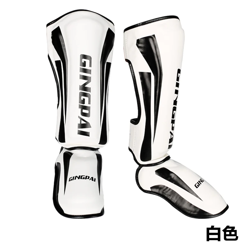 Pretorian Профессиональный Грант бокс Ticken Shinguards Greaves inшаг Mma Foot Муай тайские близнецы перчатки Боевые мужские защитные щитки Mma - Цвет: Белый