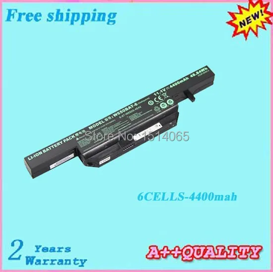 4400mah 6-87-W650S-4D7A2 6-87-W650S-4D4A1 6-87-W650S-4D7A1 Laptop Battery For Hasee W650BAT-6 |
