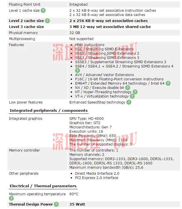 Процессор Intel Core I3 3120M процессор Ноутбук Core i3-3120M 3M 2,50 GHz SR0TX процессор поддерживает HM75 HM77