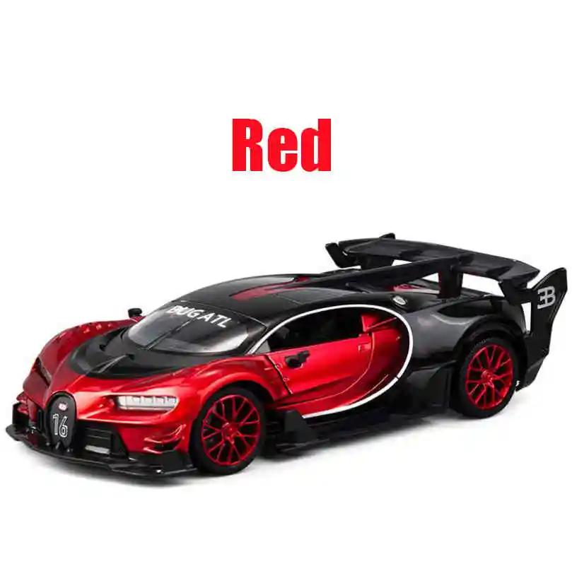 1/24 Diecasts& игрушечные транспортные средства Bugatti GT Континентальная модель автомобиля коллекция автомобилей игрушки для мальчика Детский подарок brinquedos - Цвет: red no box