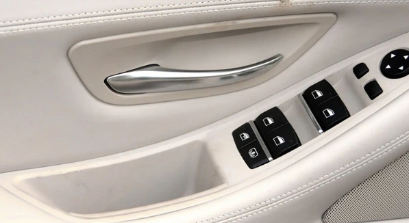 Левая рука для BMW 5 серии F10 F11 F18 внутренняя ручка Передняя Межкомнатная Дверная панель сиденье водителя Переключатель рамка коробка для хранения