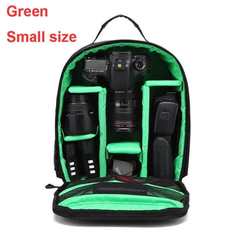 Waterproof DSLR Backpack Video Digital DSLR Camera Bag Multi-functional Outdoor Camera Photo Bag Case for Nikon Canon DSLR Lens cute camera bags Bags & Cases