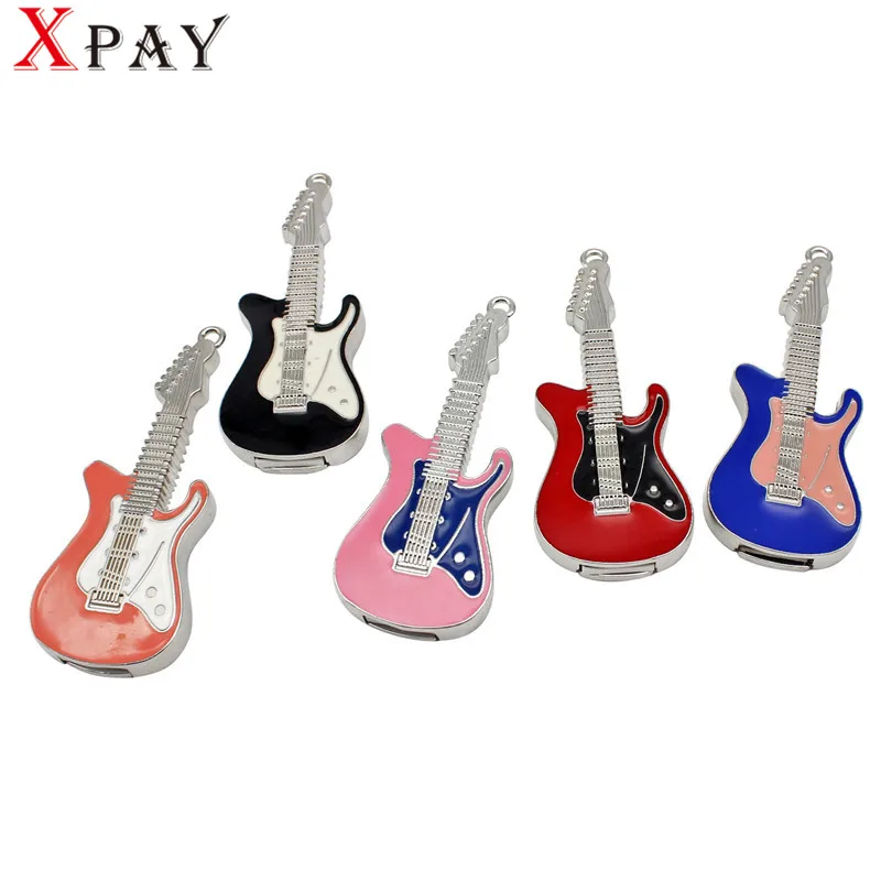 XPAY metal guitar usb flash drive pen drive musical
