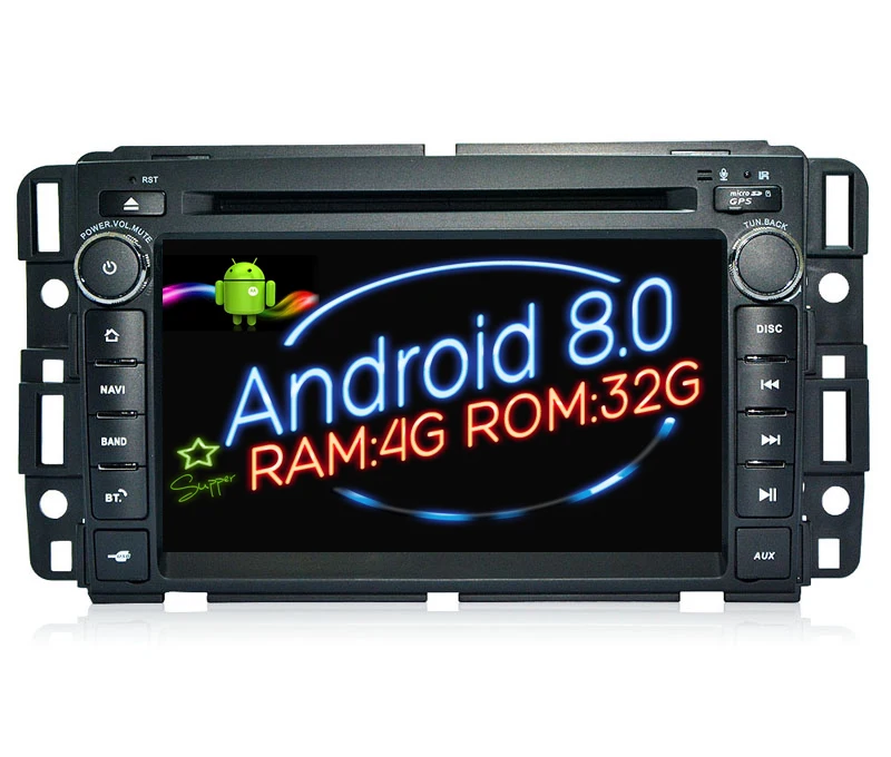 Top Octa(8) Core Android 8.0 Car Dvd Player gps FOR GMC Yukon/Tahoe  Navi audio multimedia auto stereo RAM 4G ROM 32G 10