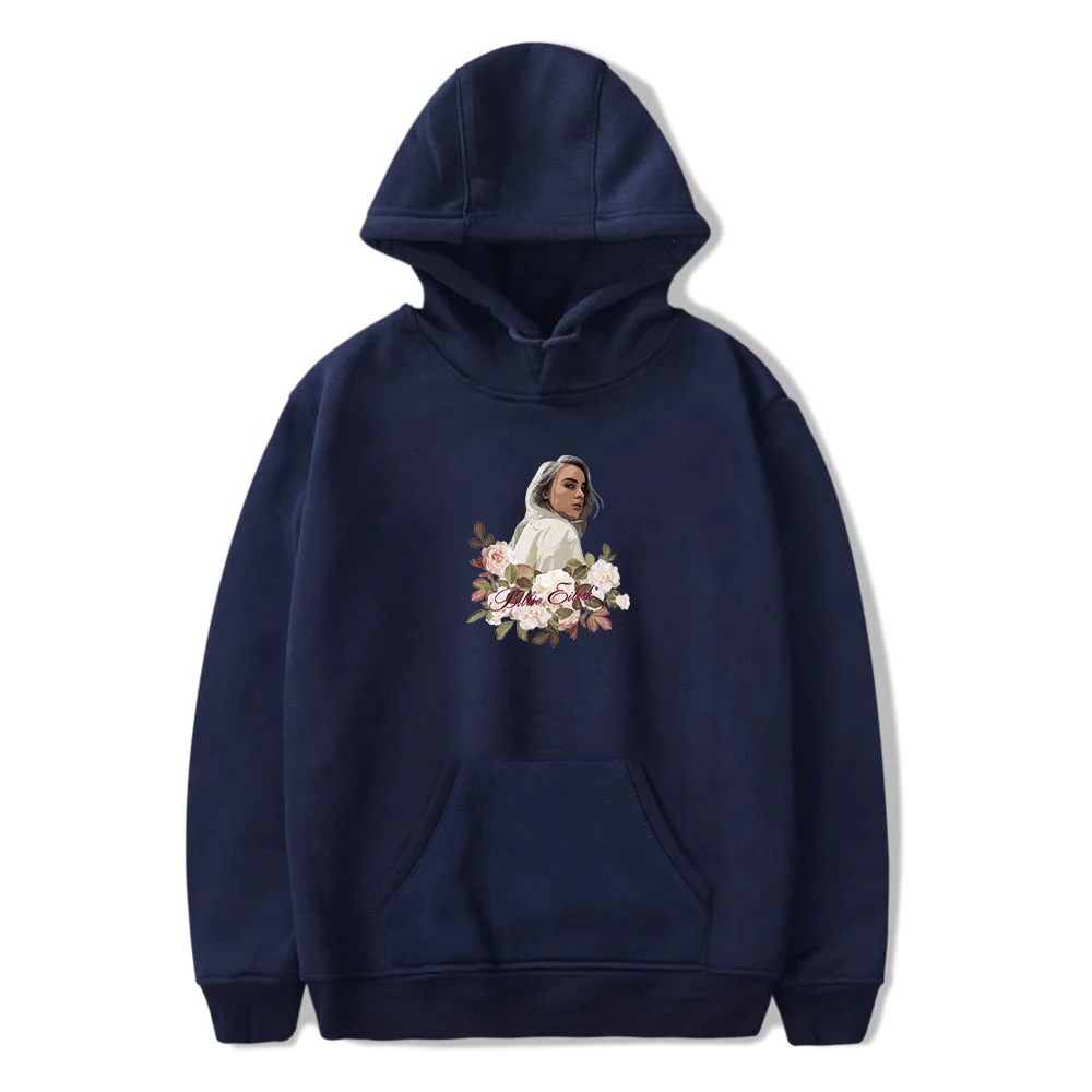 

Billieeilish Hoodies Sweatshirt Popular Pullovers Kpop Korean Style Hip-Hop Streetwear women Harajuku 2019