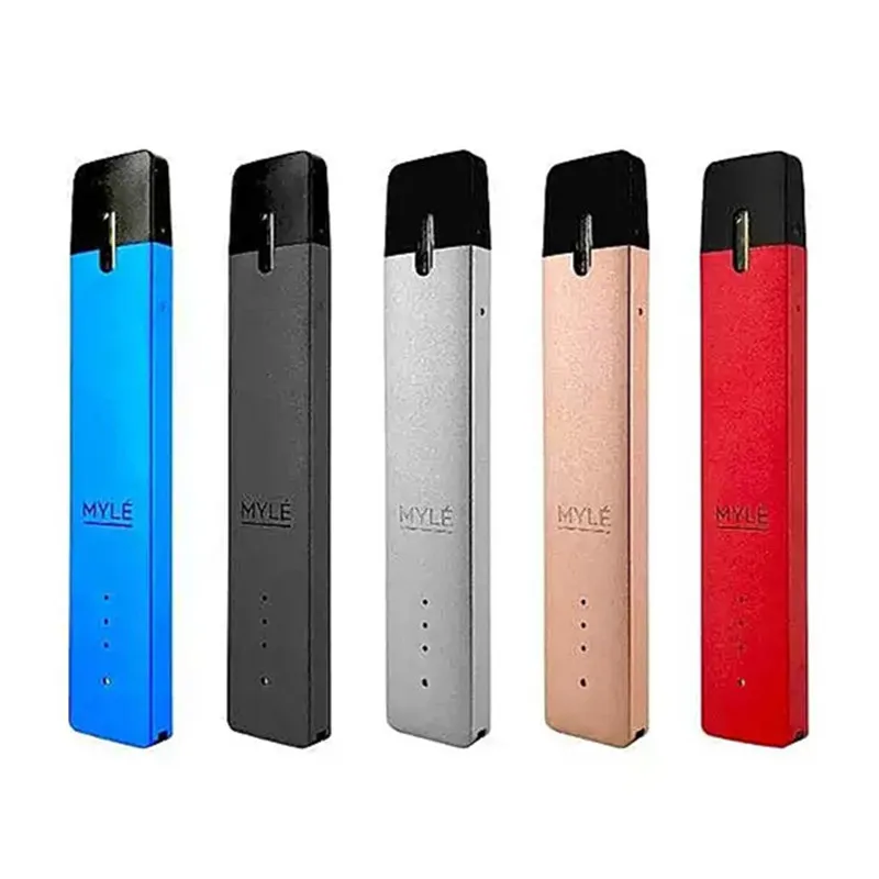 

Myles Vape Pen 250mah Built-in Battery Device with 4pcs Close System 0.9ml Disposable Pods e Cigarette Kit All-in-one Vape Pen