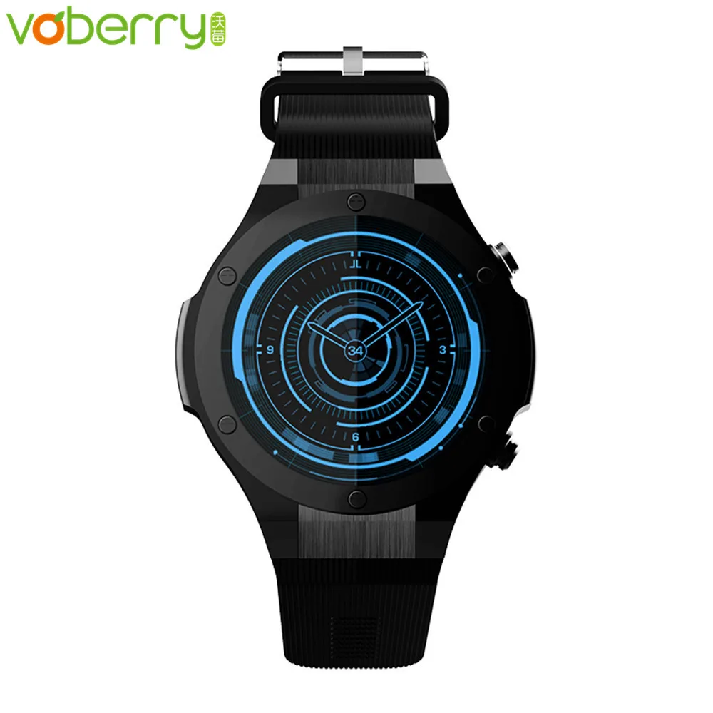

Voberry H2 Smart Watches MTK6580 Waterproof 1.40 inch 400*400 GPS Wifi 3G Heart Rate Monitor 16GB+1G For Android IOS watch phone