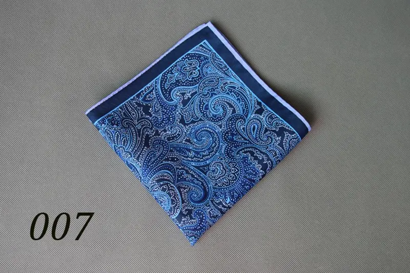 34 x 34 CM Man Paisley Flower Dot Pocket Square men/'s Suit Big Size Handkerchief