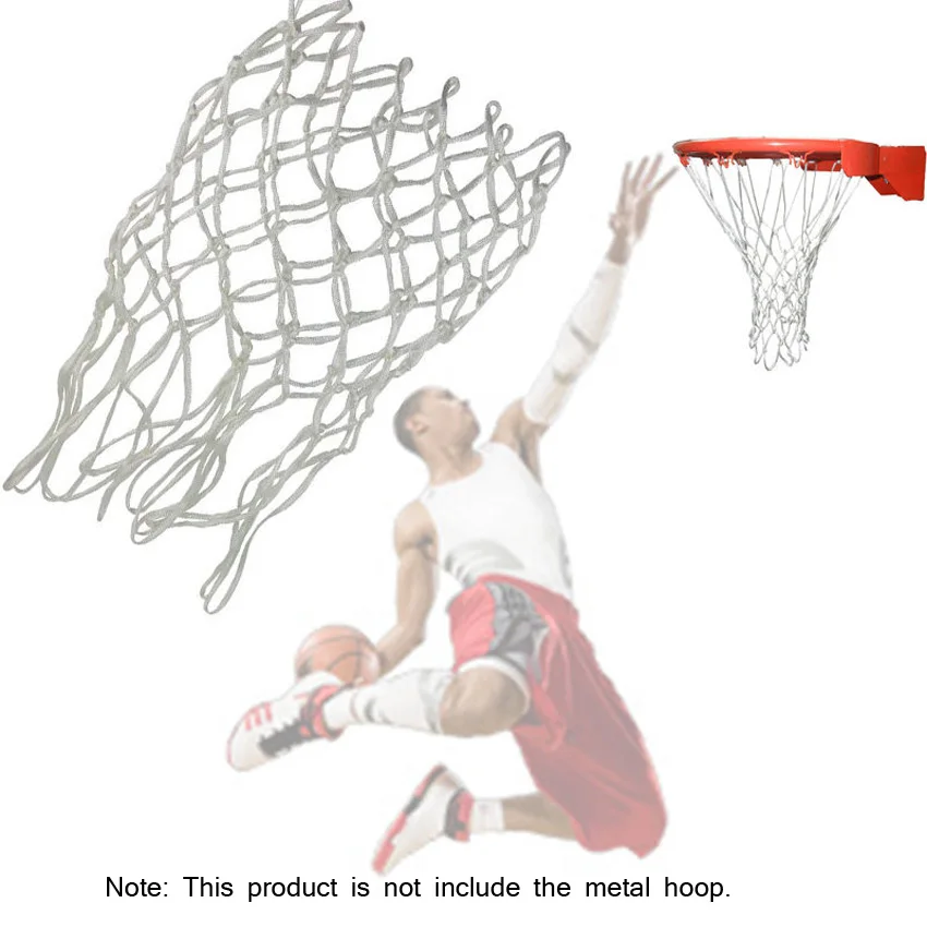 

12mm Durable Nylon Replacement 12 Loops Basketball Net Backboard Netting Mesh