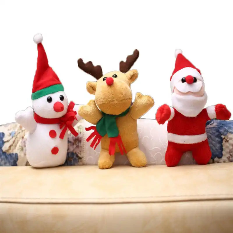 small stuffed santa claus