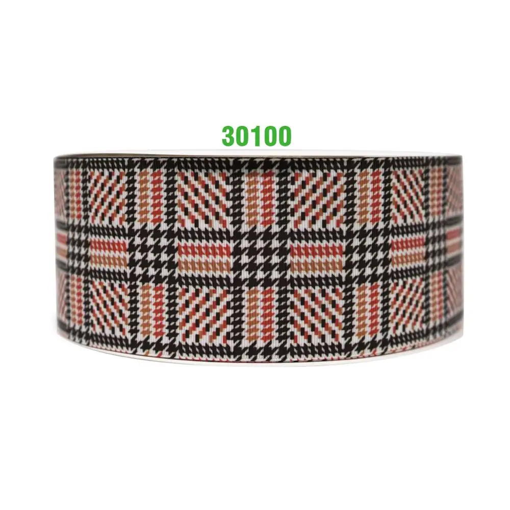 50 ярдов Цветок напечатанный grosgrain ленты 30098