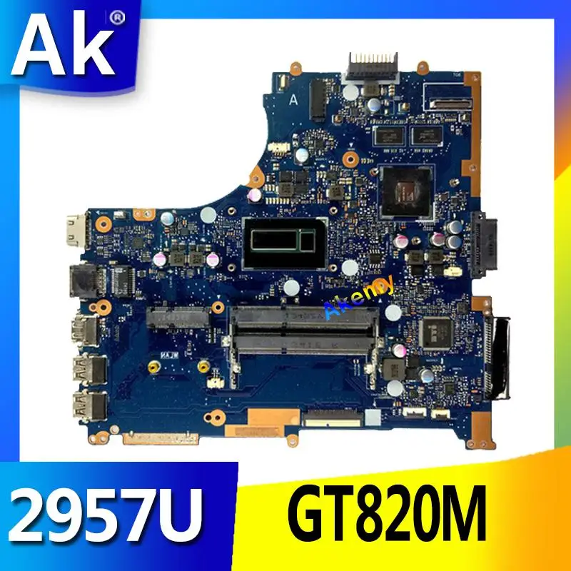 Ak PU551LD Laptop Moederbord Voor Asus PRO551L PU551LD PU551LA PU551L P551L Moederbord Testen Ok 2957U REV2.0 GT820M Ak PU551LD Laptop Moederbord Voor Asus PRO551L PU551LD PU551LA PU551L P551L Moederbord Testen Ok 2957U REV2.0 GT820M