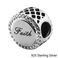 CKK 925 пробы серебро вера оригинальные модные талисманы бусины ювелирных изделий подходит для браслеты и браслет