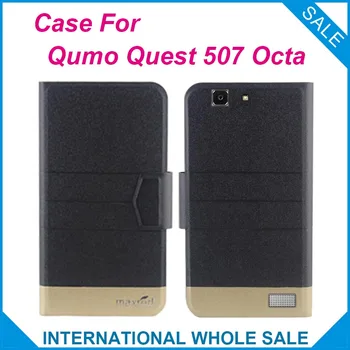 

5 Colors Hot! Qumo Quest 507 Case Fashion Business Magnetic clasp Flip Leather Exclusive Case For Qumo Quest 507 Octa Cover