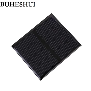 

BUHESHUI 2V 0.6W Polycrystalline Epoxy Solar Panel Module Mini Solar Cell DIY Stored Energy Power 82*70*3MM 10pcs Free Shipping