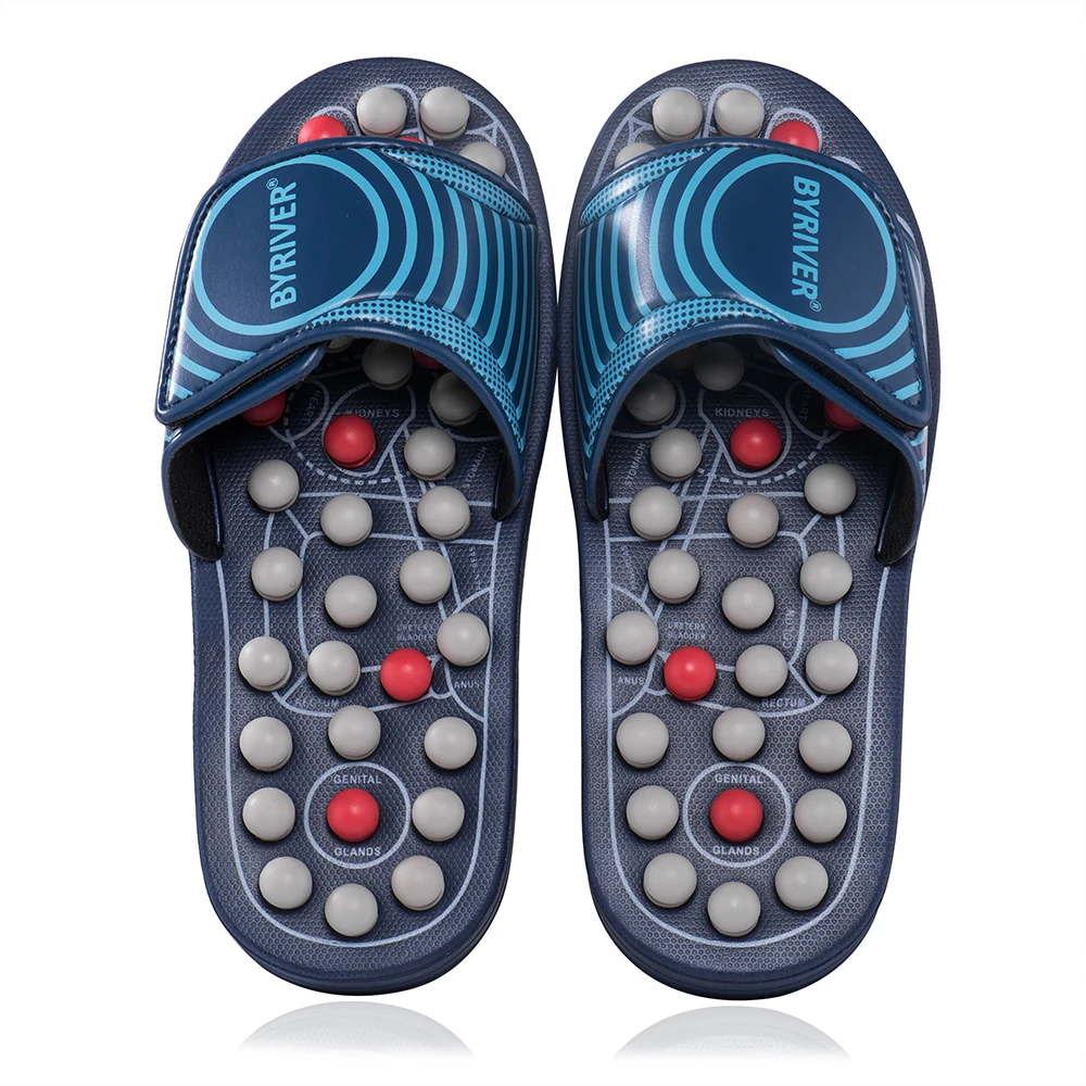 Боль для ног BYRIVER шлепанцы с эффектом акупунктурного массажа Shoes инструмент