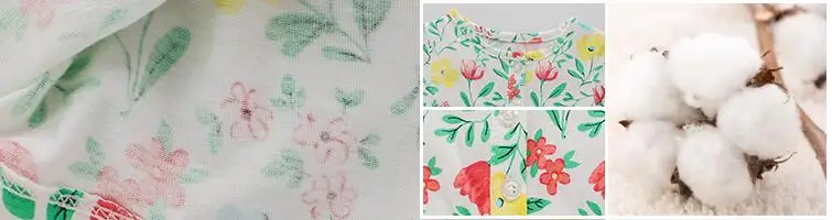 Flower spring baby girl clothes bodysuit +jackets baby clothes Roupa infant jumpsuits cotton baby clothing for 0-24M dresses baby knitted clothing set