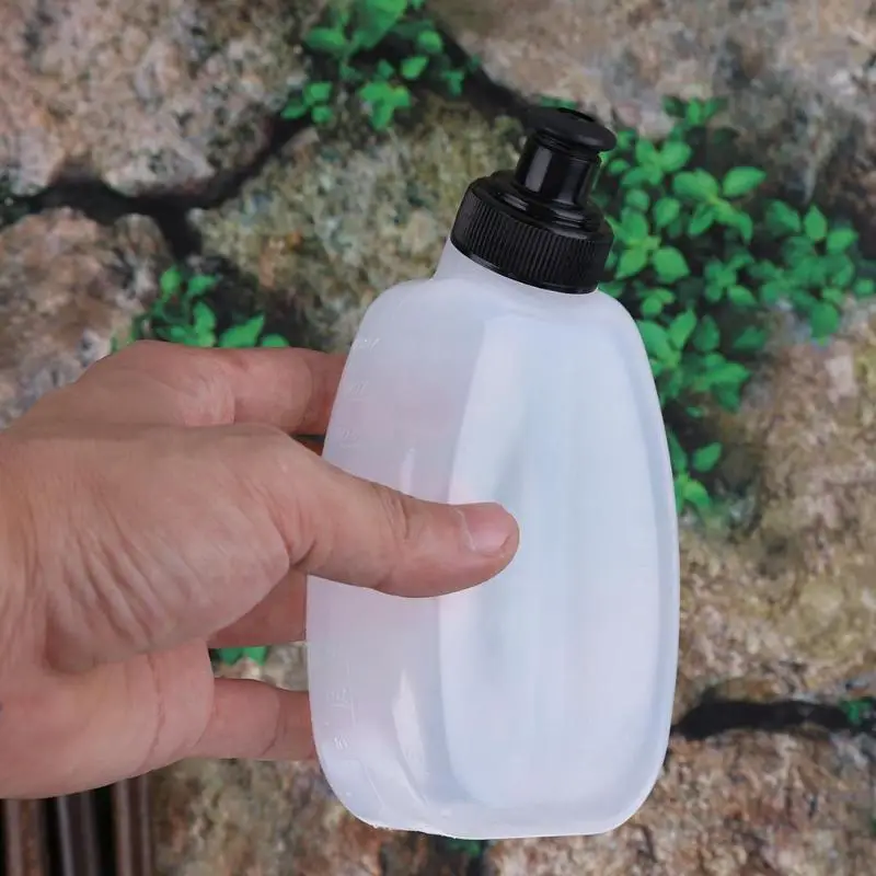 Бутылка для воды для спорта и путешествий, походов 250 мл Портативный Пластик Бег Спортивная бутылка для воды пояс сумка посуда для напитков