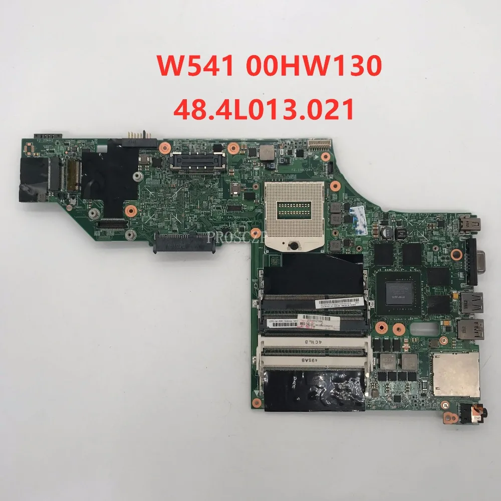 Бесплатный shippingFor ThinkPad W540 W541 Материнская плата ноутбука 12291-2 48.4LO13.021 FRU 00HW130 совместимость