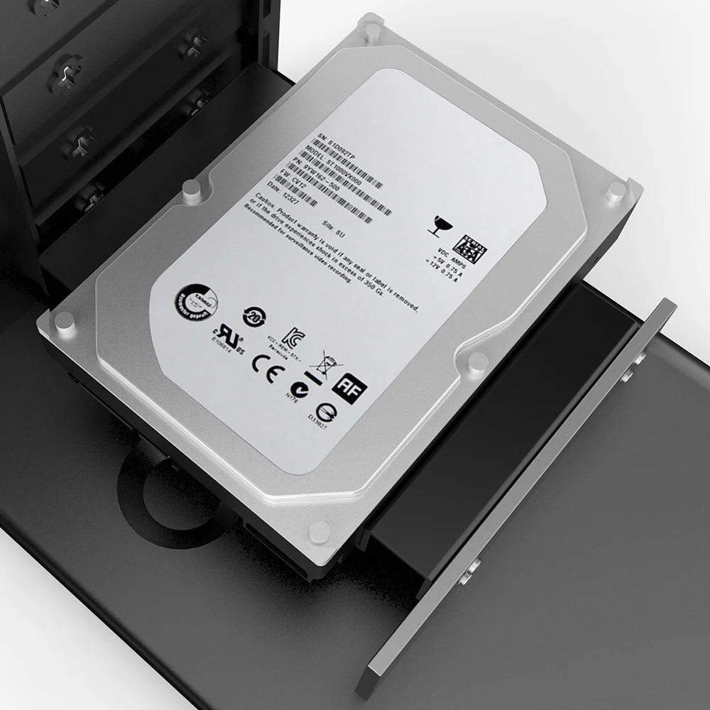 ORICO алюминиевый внутренний жесткий диск HDD корпус Монтажный кронштейн 5,2" до 2,5 или 3,5" монтажный комплект с винтами Hdd Чехол